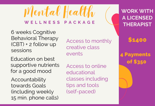 Wellness Package with a Licensed Therapist