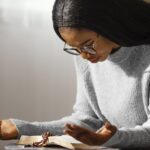 woman connecting to her spirit self